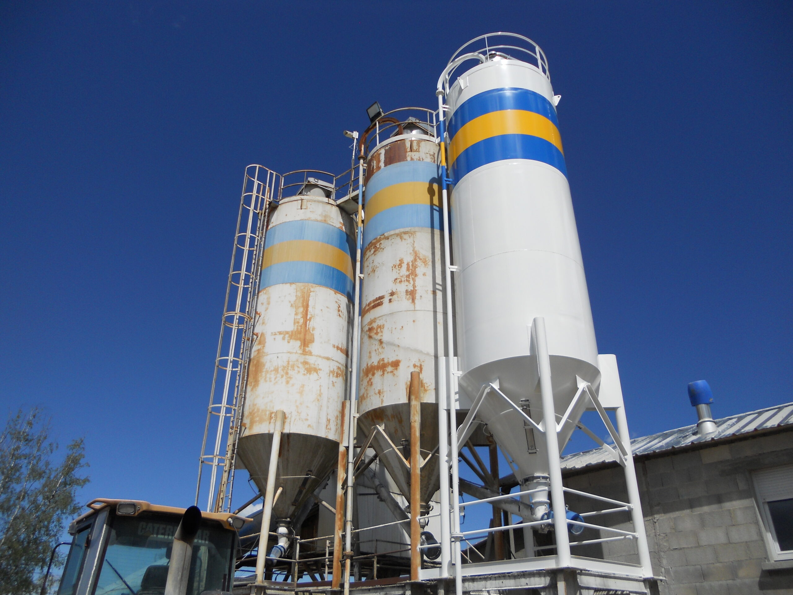 Réalisation/installation de cuve/silo acier mécano-soudé grande dimension