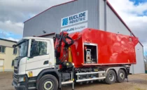 caisson de lavage réalisé pour l'entreprise Veolia